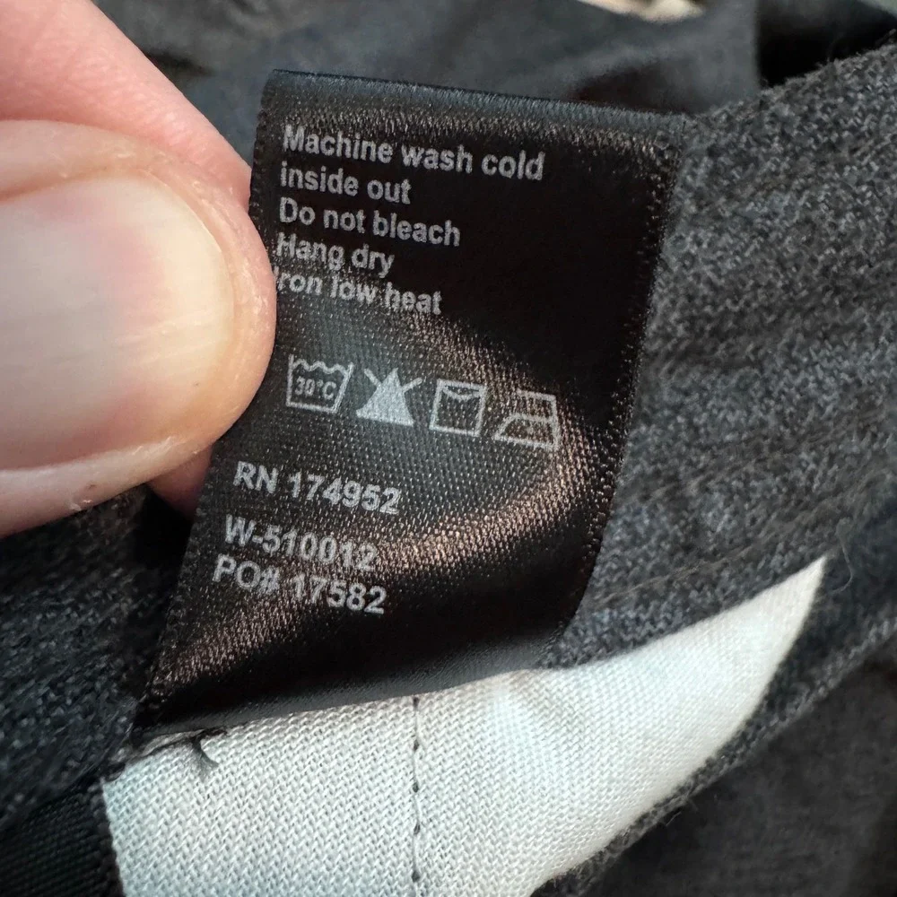 Wellen Seawool Easy Chino Pants Mens XXL Gray Drawstring Elastic Waist Huckberry